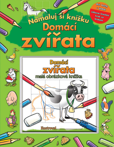 Domácí zvířata - Namaluj si knížku