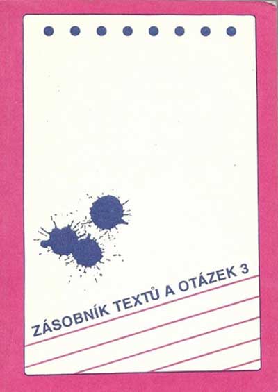 Zásobník textů a otázek 3