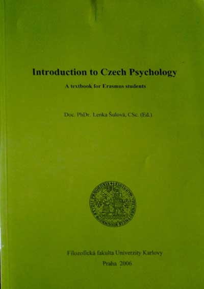 Introduction to Czech psychology: a textbook for Erasmus students