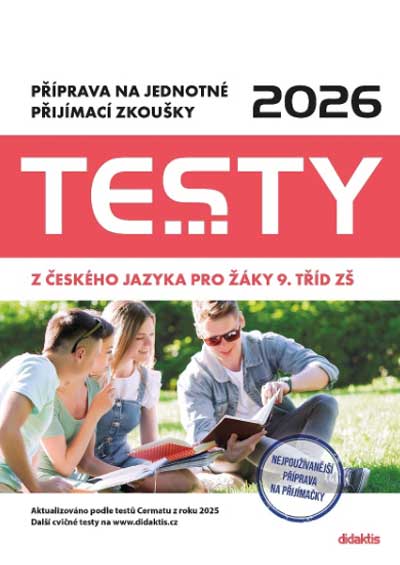 Testy 2026 z českého jazyka pro žáky 9. tříd ZŠ
