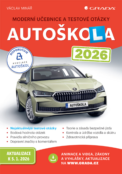 Autoškola 2026/Moderní učebnice a testové otázky