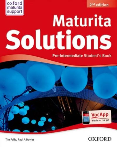 Maturita Solutions 2nd Edition Pre-Intermediate Student's book