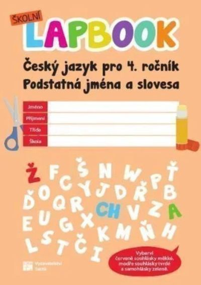 Školní lapbook: ČJ pro 4. ročník - Podstatná jména a slovesa