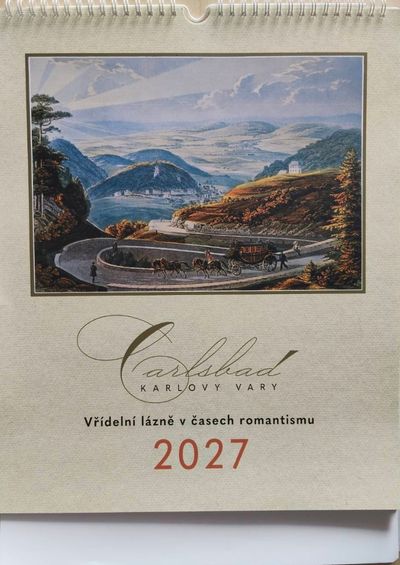 Nástěnný kalendář 2027 Karlovy Vary